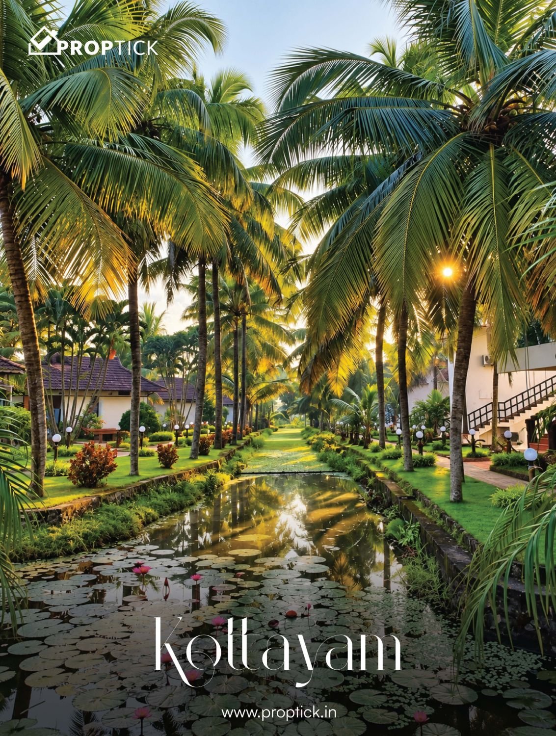 Proptick Kottayam real estate destination poster